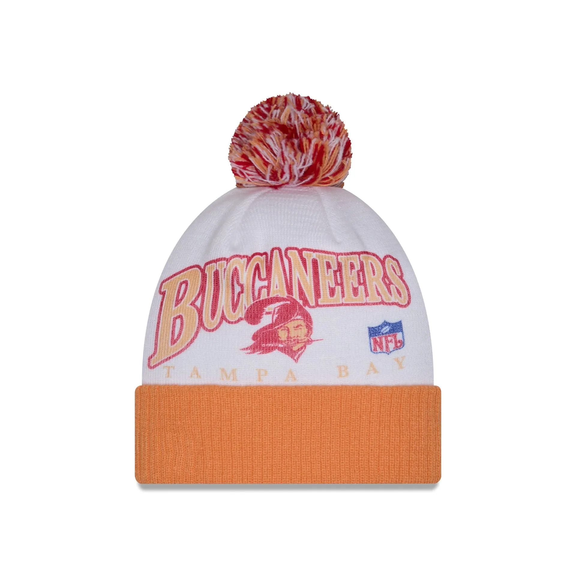 Tampa Bay Buccaneers Spirit Pom Knit Hat sold by New Era