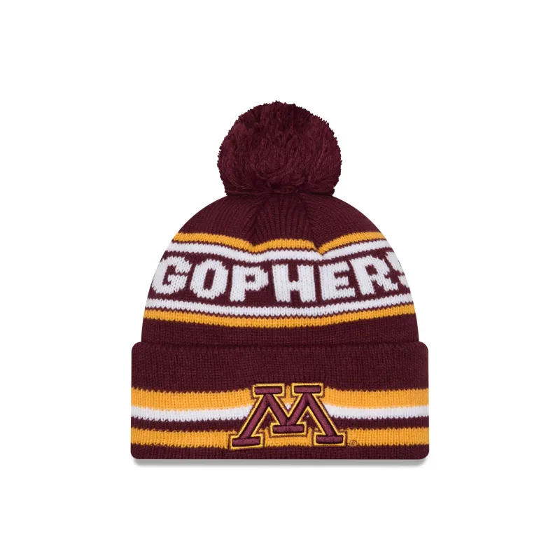 Minnesota Golden Gophers Classic Pom Knit Hat sold by New Era