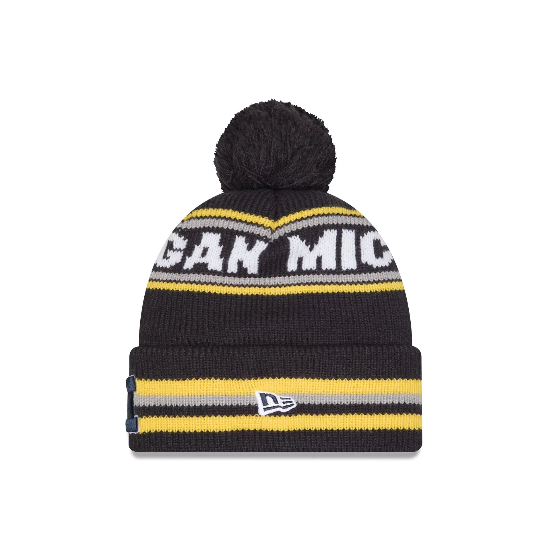 Michigan Wolverines Classic Pom Knit Hat sold by New Era product image thumbnail 2