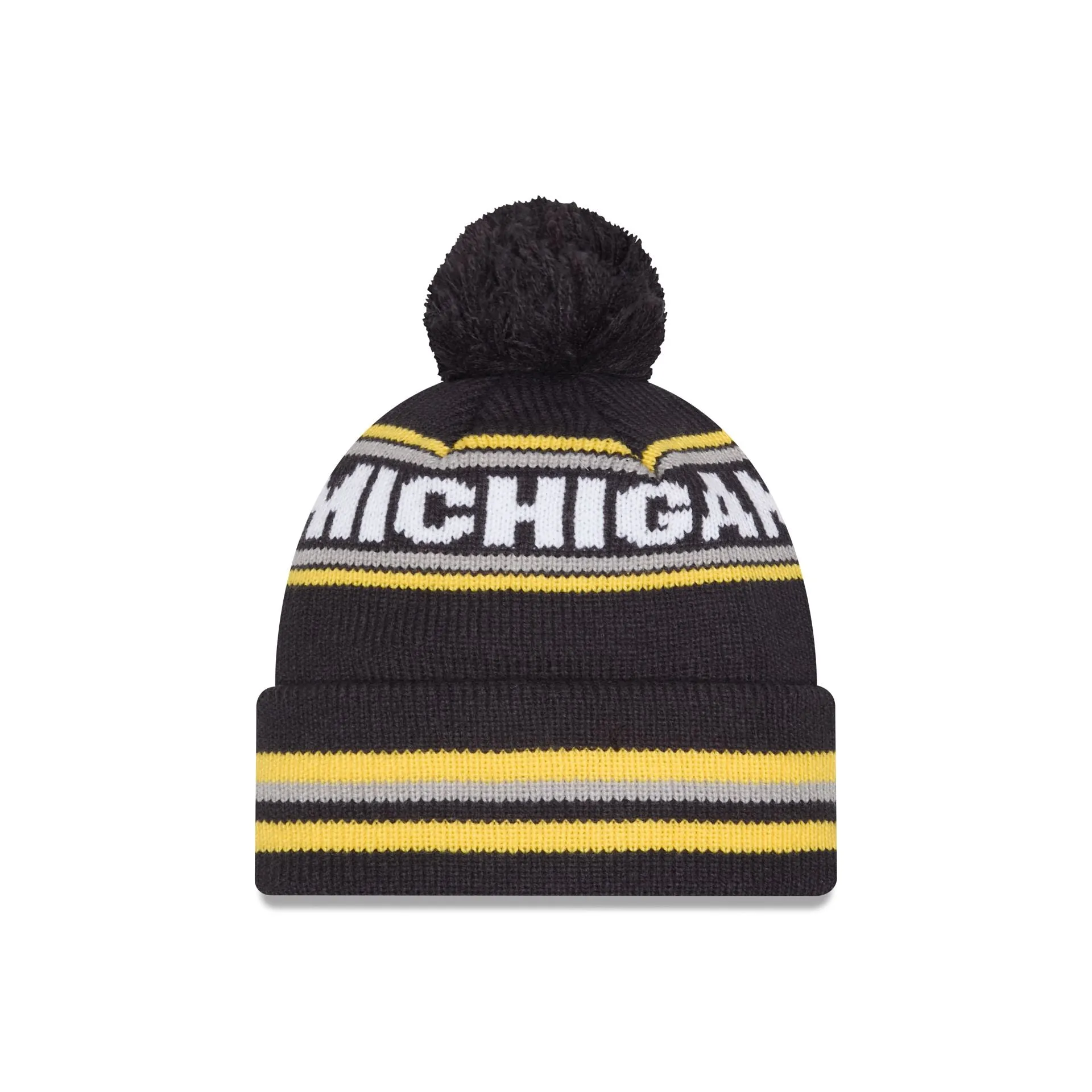 Michigan Wolverines Classic Pom Knit Hat sold by New Era product image thumbnail 3