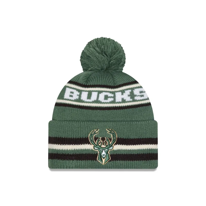 Milwaukee Bucks Classic Pom Knit Hat sold by New Era
