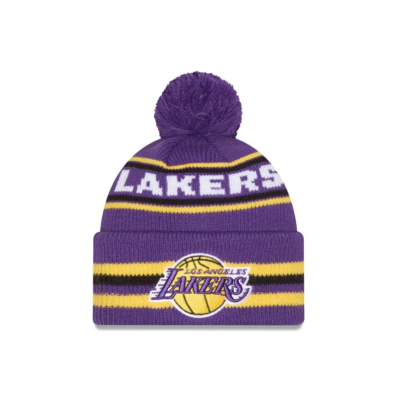 Los Angeles Lakers Classic Pom Knit Hat sold by New Era