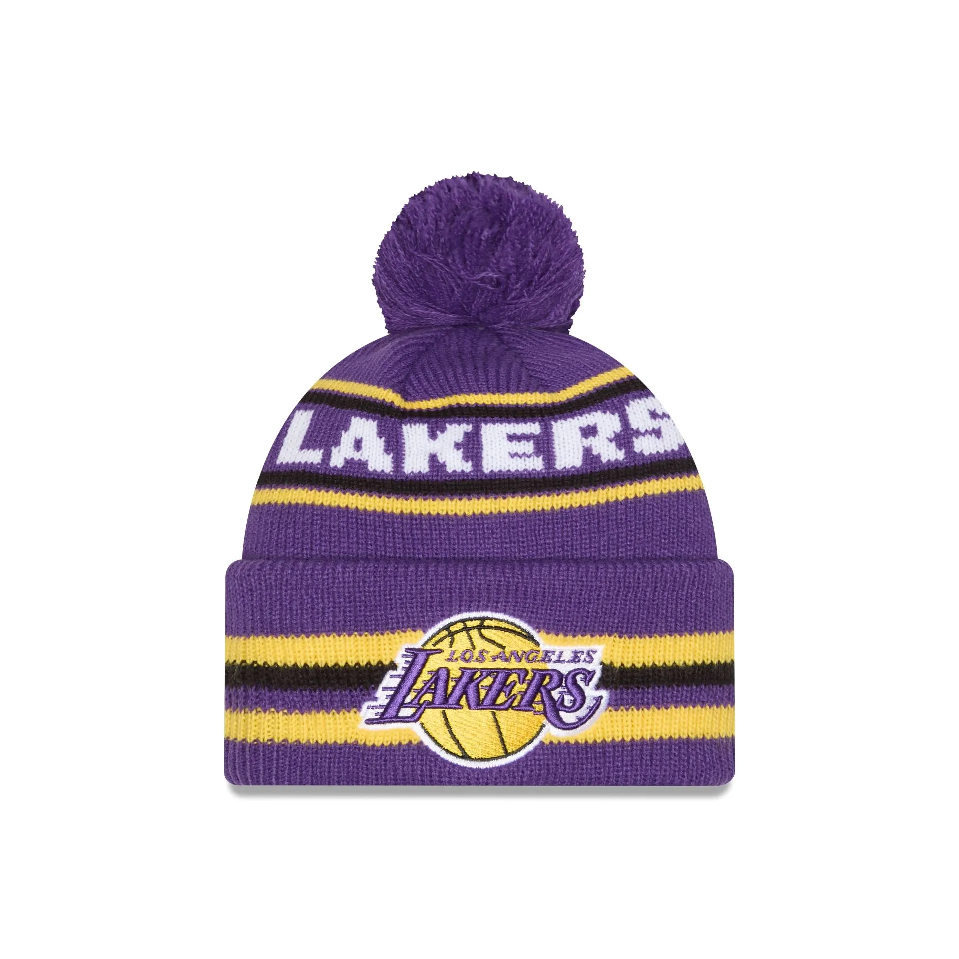 Los Angeles Lakers Classic Pom Knit Hat sold by New Era