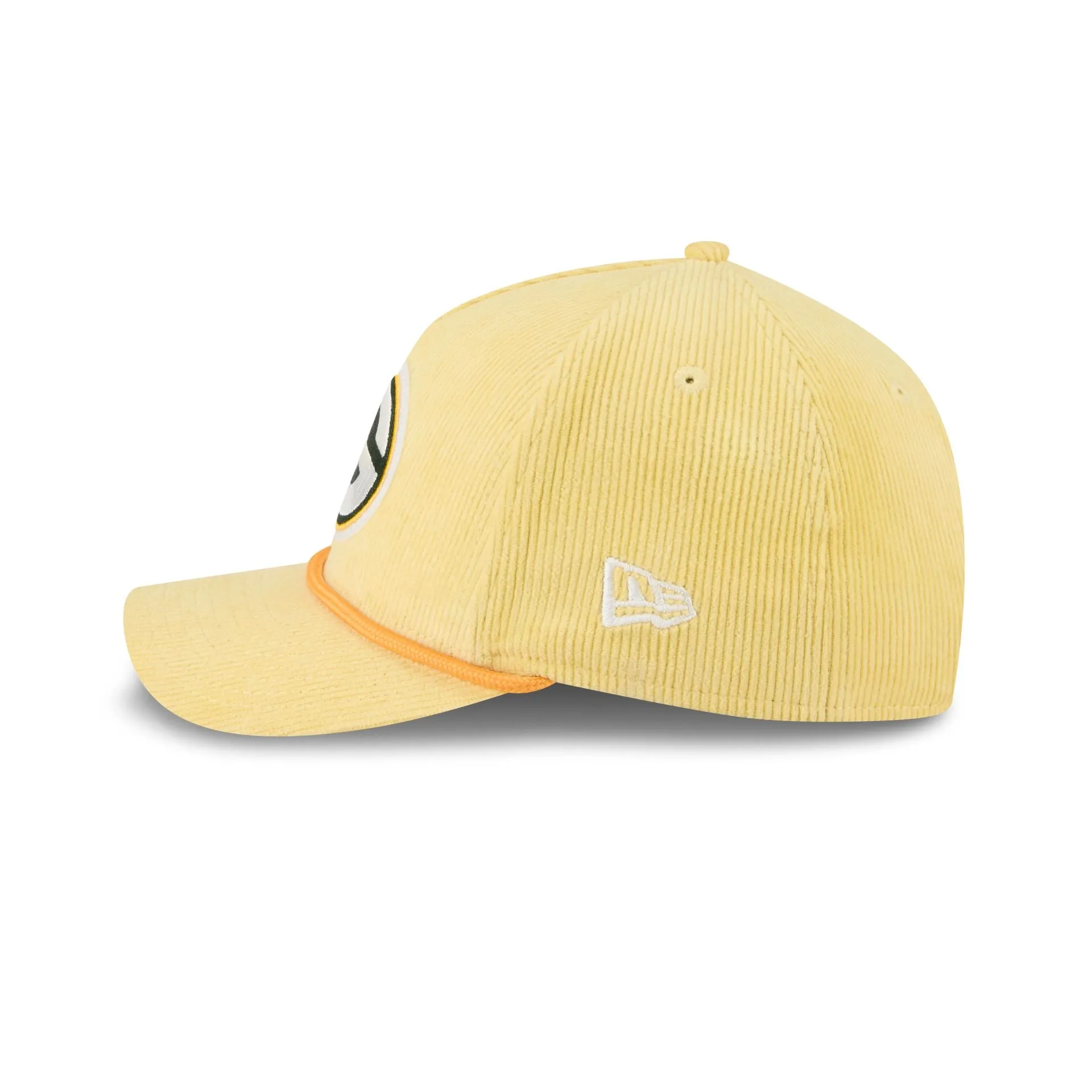 Green Bay Packers Corduroy 9FORTY M-Crown A-Frame Snapback Hat sold by New Era product image thumbnail 4