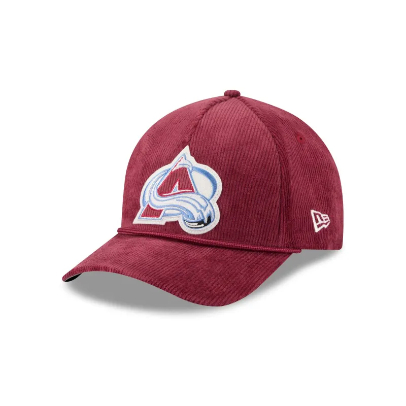 Colorado Avalanche Corduroy 9FORTY M-Crown A-Frame Snapback Hat sold by New Era