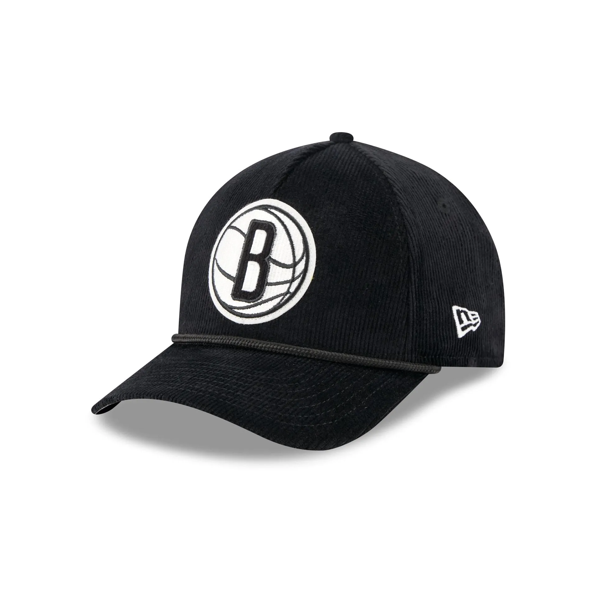 Brooklyn Nets Corduroy 9FORTY M-Crown A-Frame Snapback Hat sold by New Era