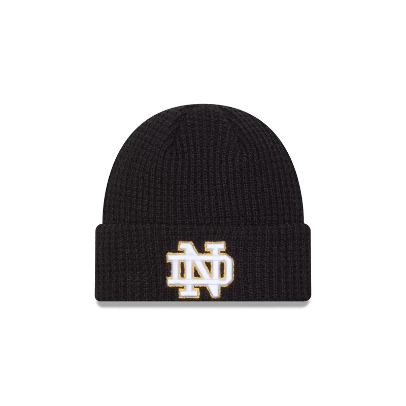 Notre Dame Fighting Irish Waffle Stitch Knit Beanie Hat sold by New Era