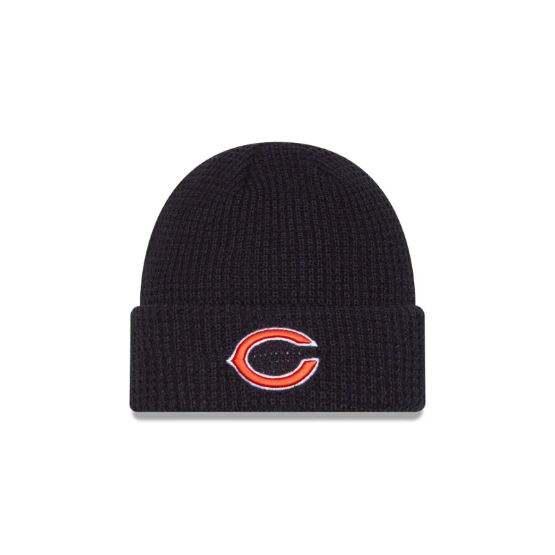 Chicago Bears Waffle Stitch Knit Beanie Hat sold by New Era