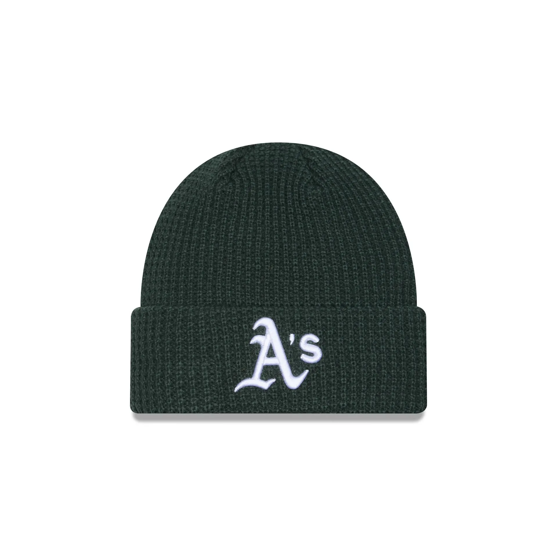 Athletics Waffle Stitch Knit Beanie Hat sold by New Era