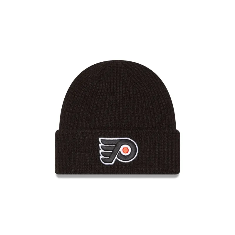 Philadelphia Flyers Waffle Stitch Knit Beanie Hat sold by New Era