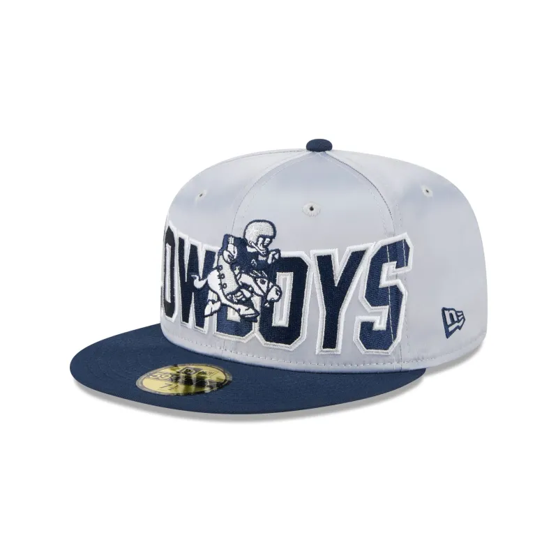 Dallas Cowboys Bold Satin 59FIFTY Fitted Hat sold by New Era
