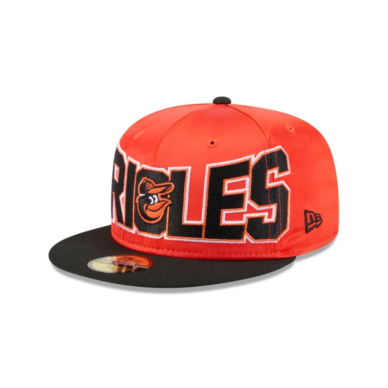 Baltimore Orioles Bold Satin 59FIFTY Fitted Hat sold by New Era