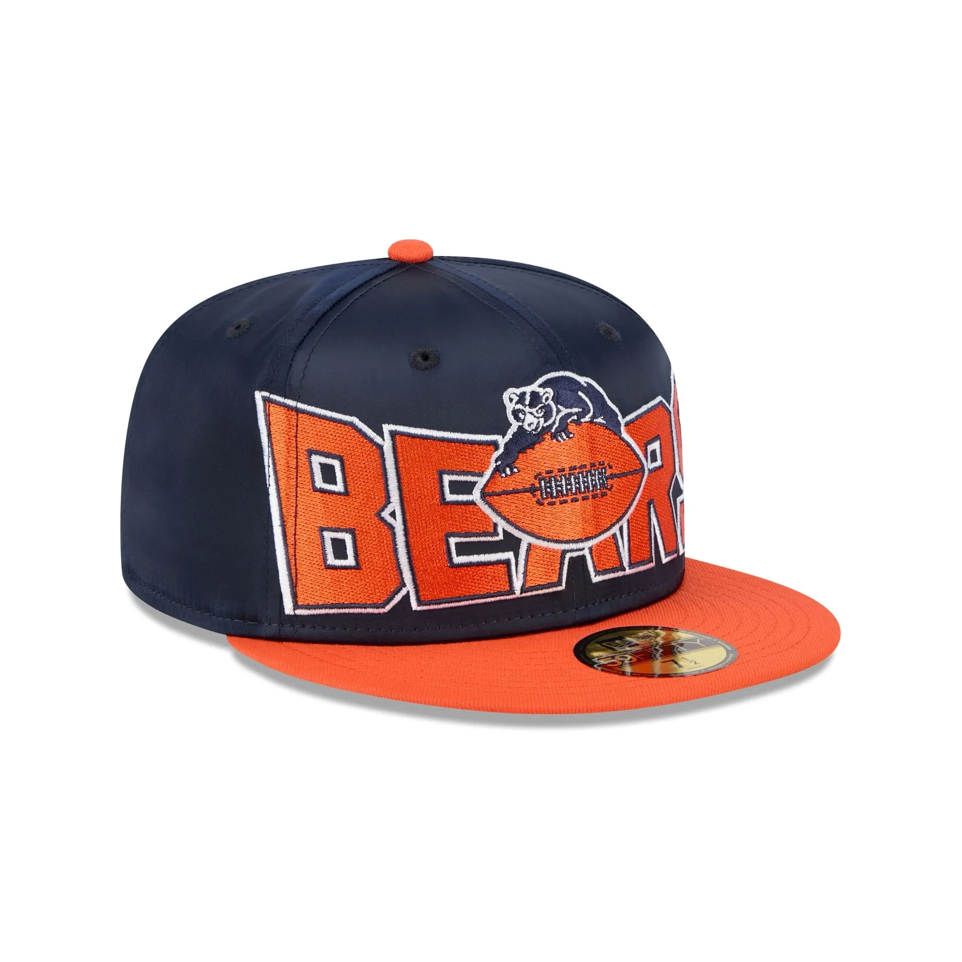 Chicago Bears Bold Satin 59FIFTY Fitted Hat sold by New Era product image thumbnail 3