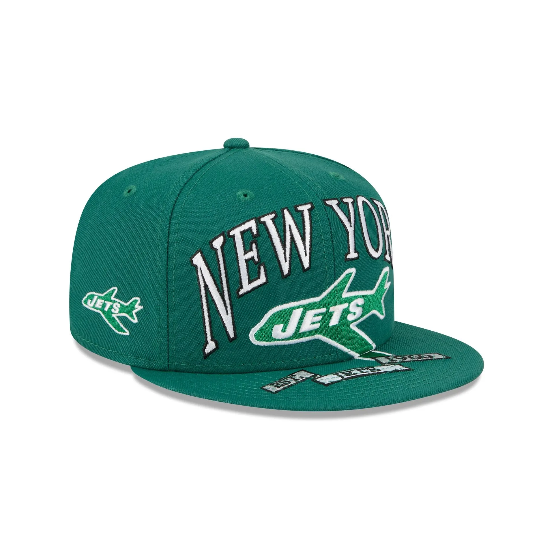 New York Jets Oversized 59FIFTY Fitted Hat sold by New Era