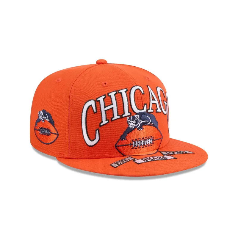 Chicago Bears Oversized 59FIFTY Fitted Hat sold by New Era