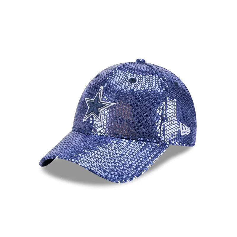 Dallas Cowboys Sequin Women's 9FORTY Adjustable Hat sold by New Era