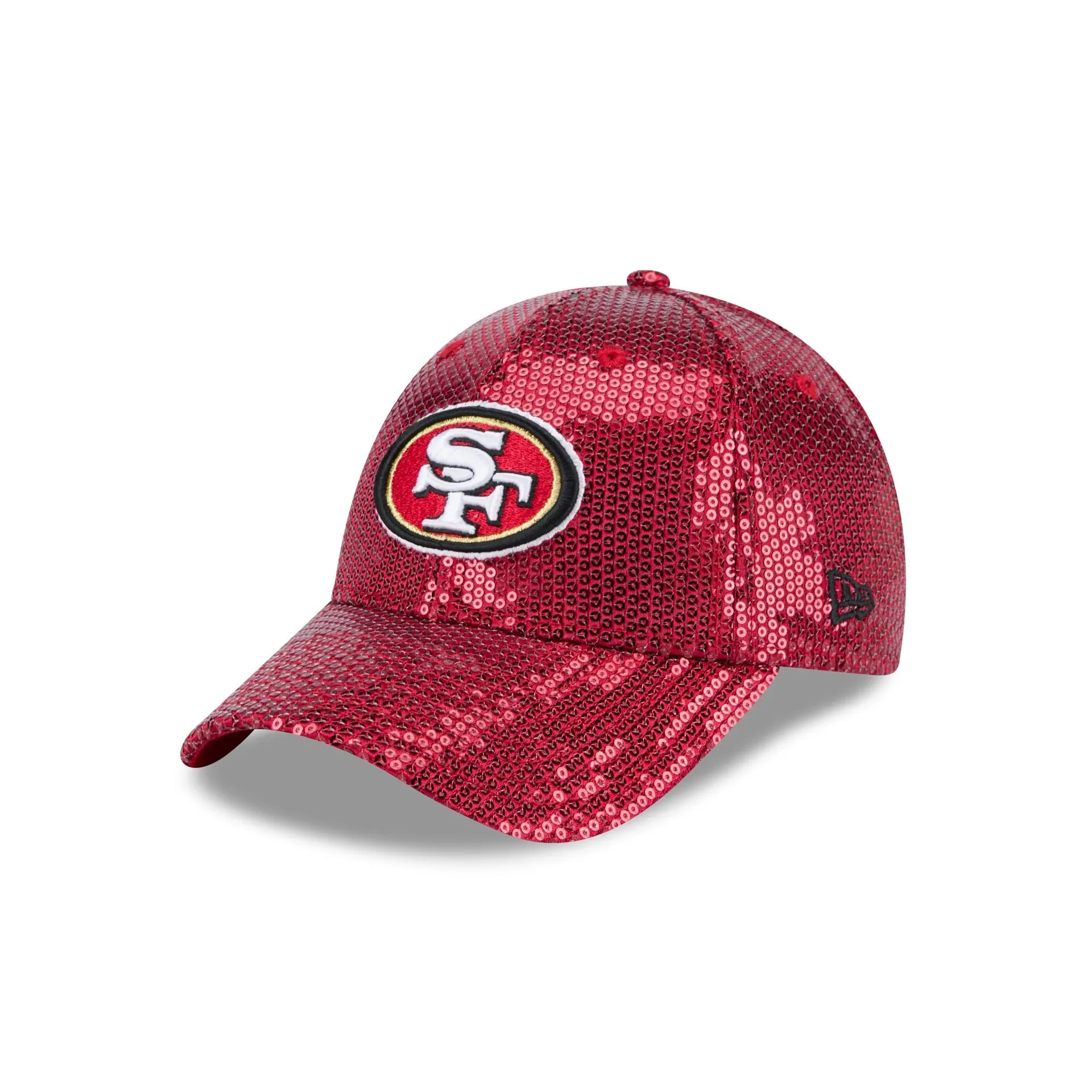 San Francisco 49ers Sequin Women's 9FORTY Adjustable Hat sold by New Era