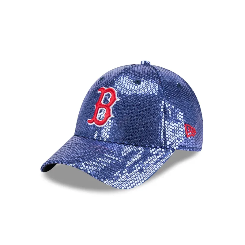Boston Red Sox Sequin Women's 9FORTY Adjustable Hat sold by New Era