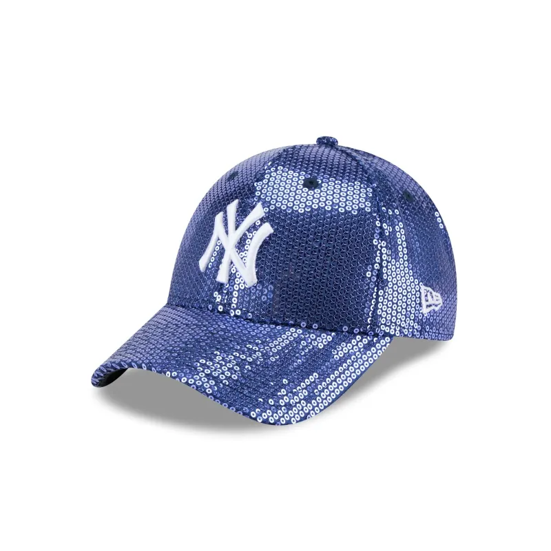 New York Yankees Sequin Women's 9FORTY Adjustable Hat sold by New Era