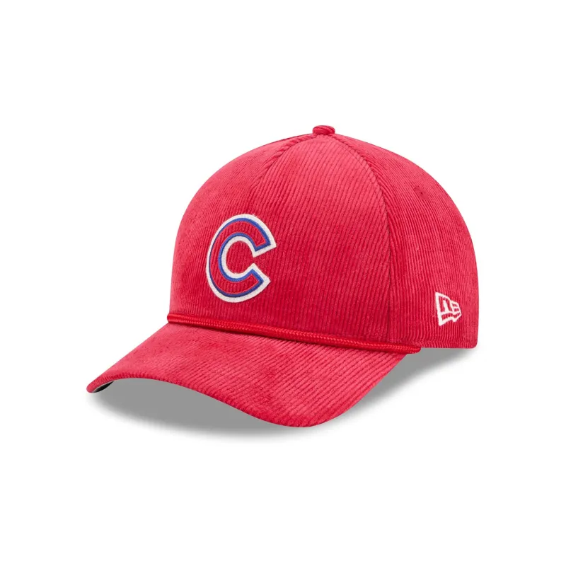 Chicago Cubs Corduroy 9FORTY M-Crown A-Frame Snapback Hat sold by New Era