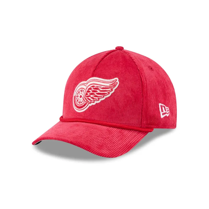 Detroit Red Wings Corduroy 9FORTY M-Crown A-Frame Snapback Hat sold by New Era