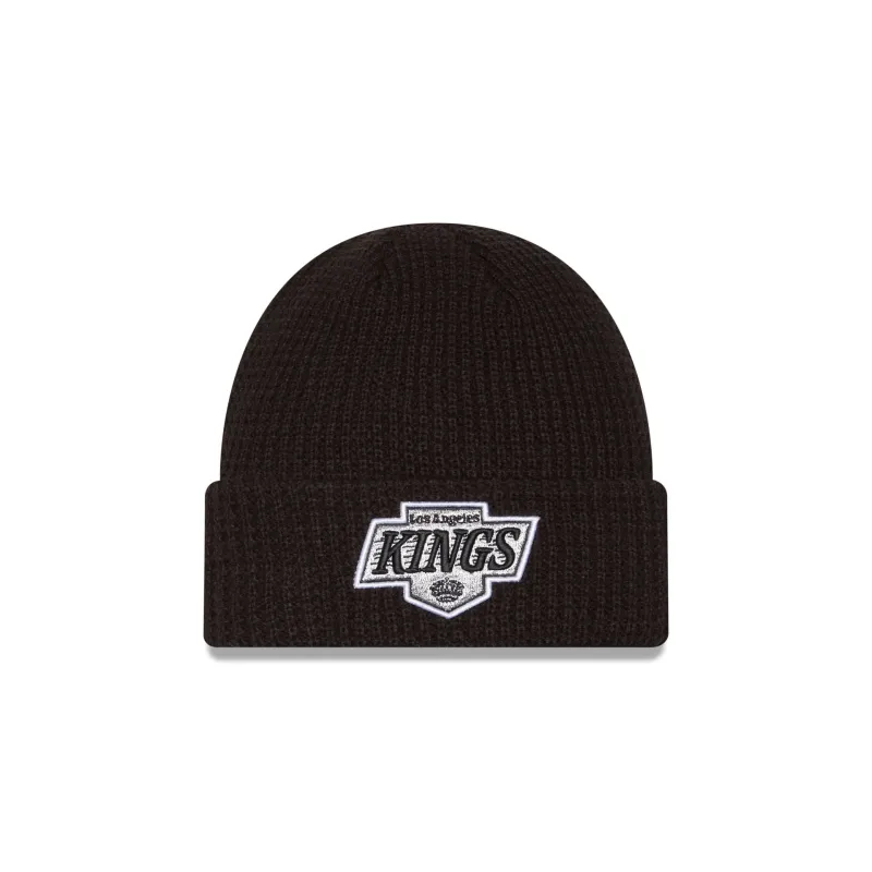 Los Angeles Kings Waffle Stitch Knit Beanie Hat sold by New Era