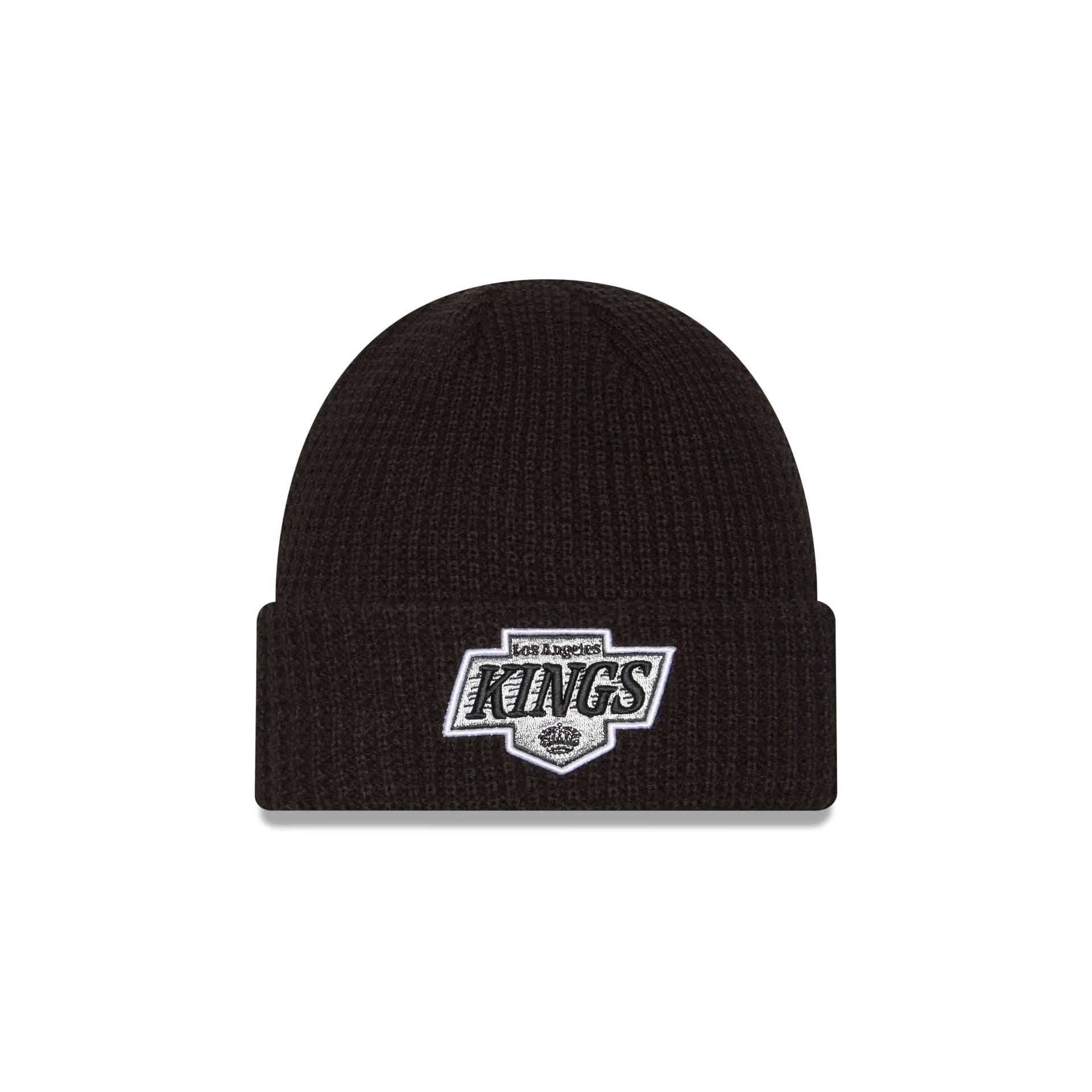 Los Angeles Kings Waffle Stitch Knit Beanie Hat sold by New Era