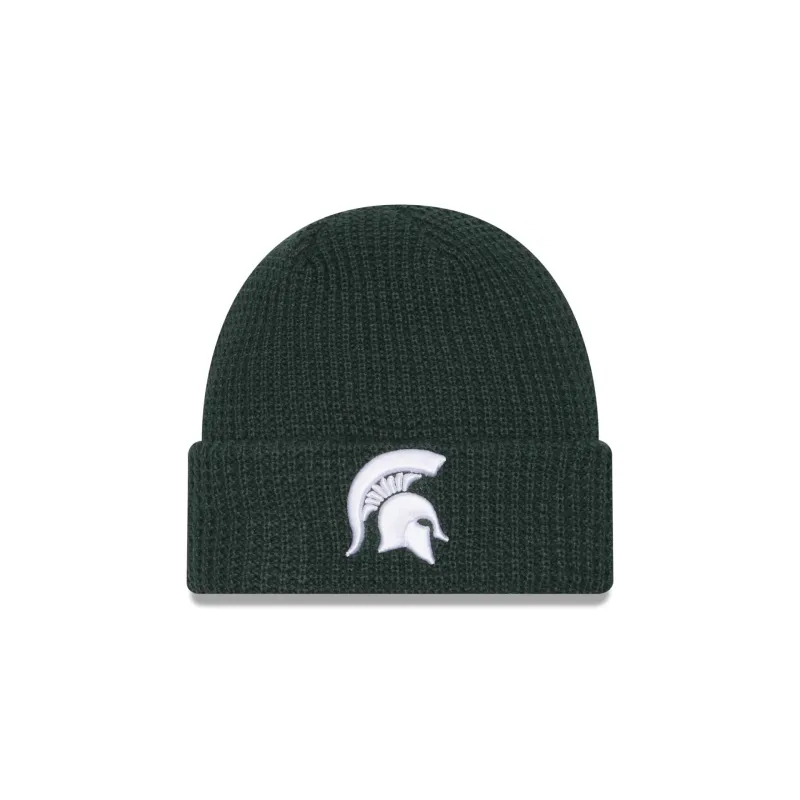 Michigan State Spartans Waffle Stitch Knit Beanie Hat sold by New Era