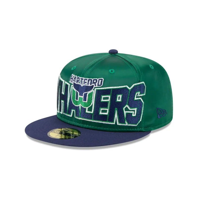 Hartford Whalers Bold Satin 59FIFTY Fitted Hat sold by New Era