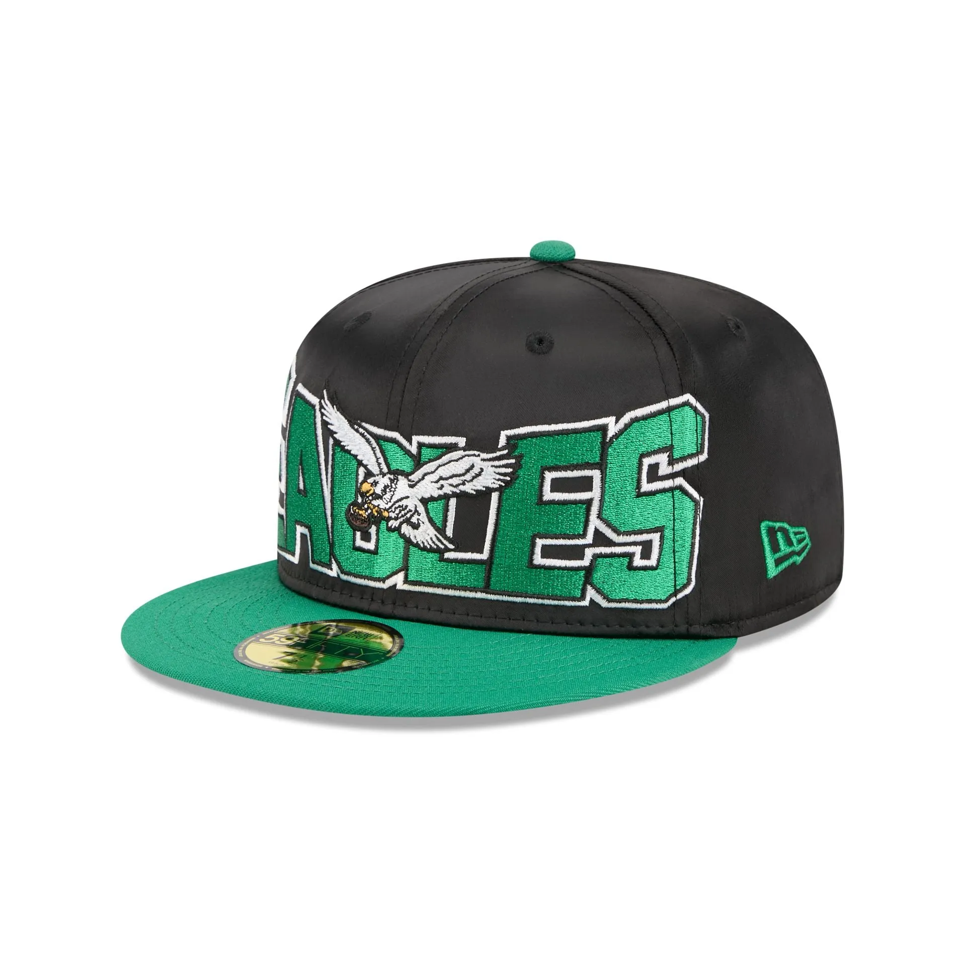 Philadelphia Eagles Bold Satin 59FIFTY Fitted Hat sold by New Era