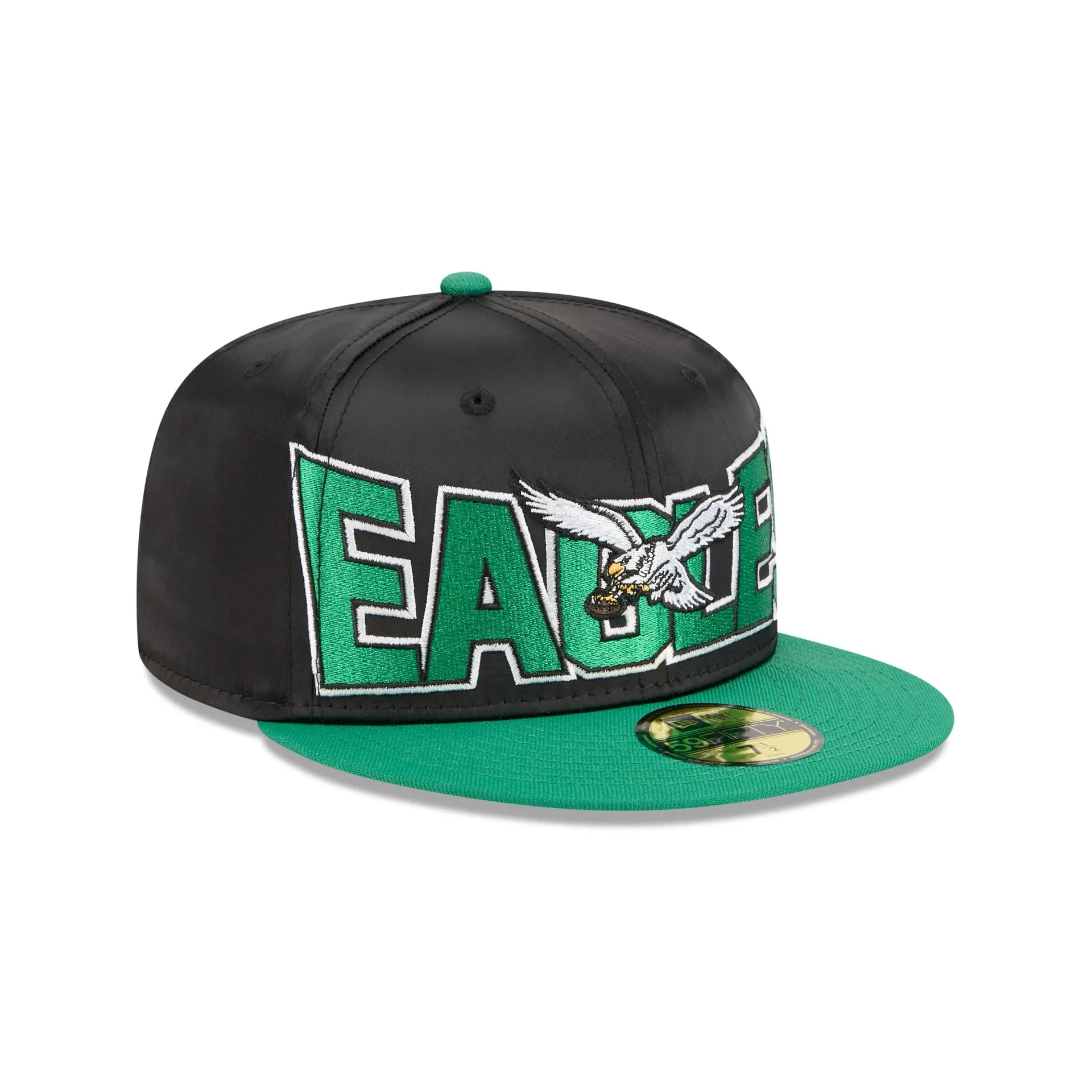 Philadelphia Eagles Bold Satin 59FIFTY Fitted Hat sold by New Era product image thumbnail 3