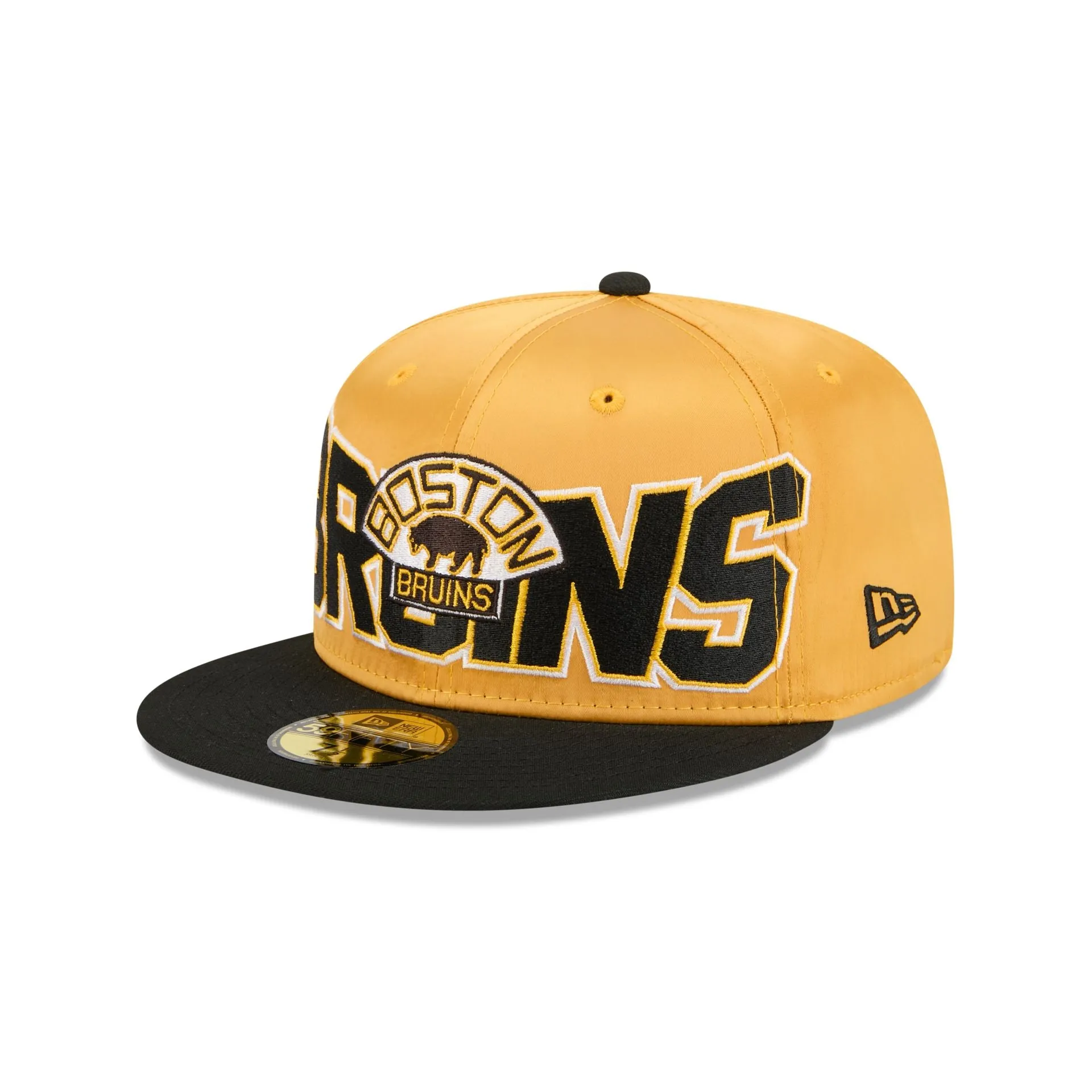 Boston Bruins Bold Satin 59FIFTY Fitted Hat sold by New Era