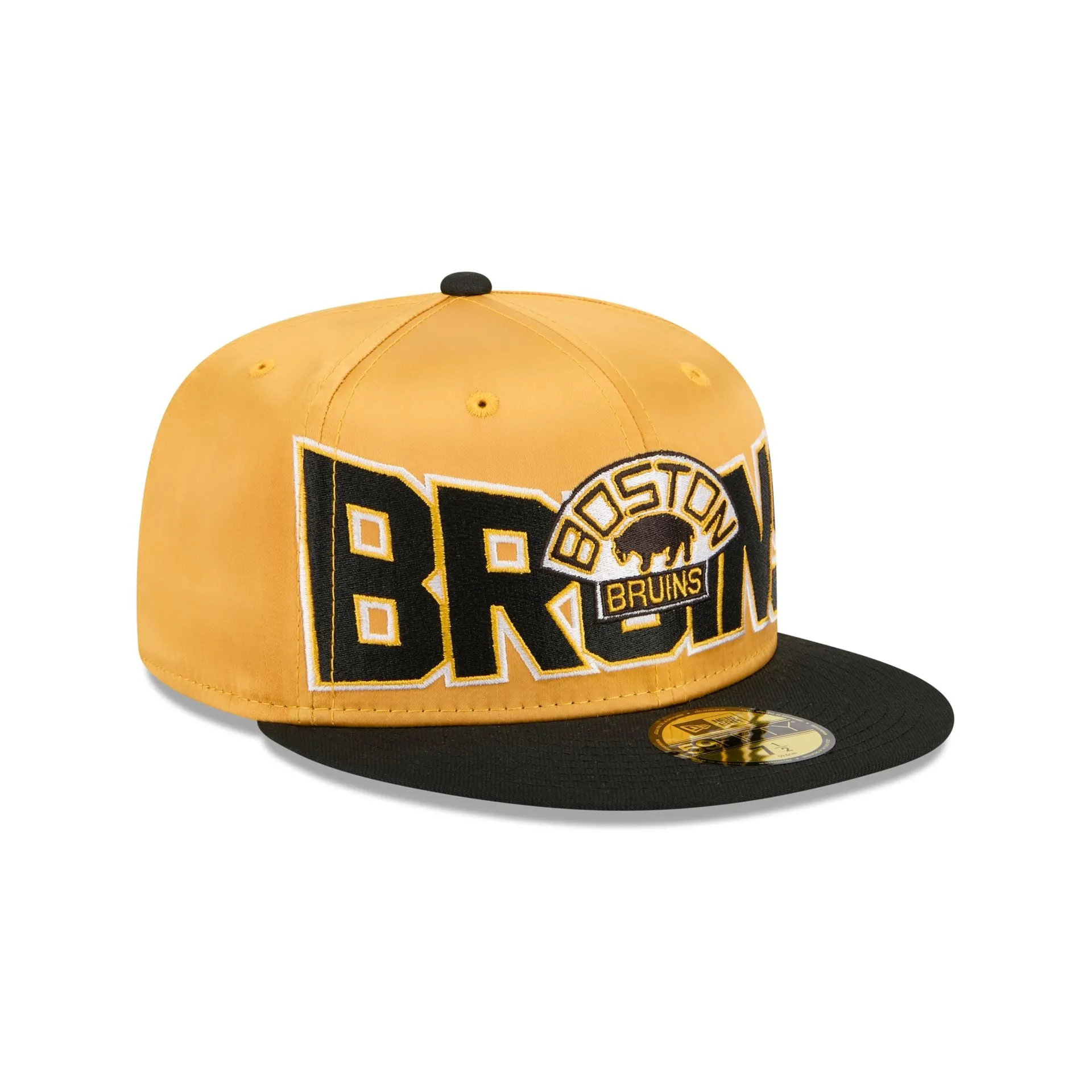 Boston Bruins Bold Satin 59FIFTY Fitted Hat sold by New Era product image thumbnail 3
