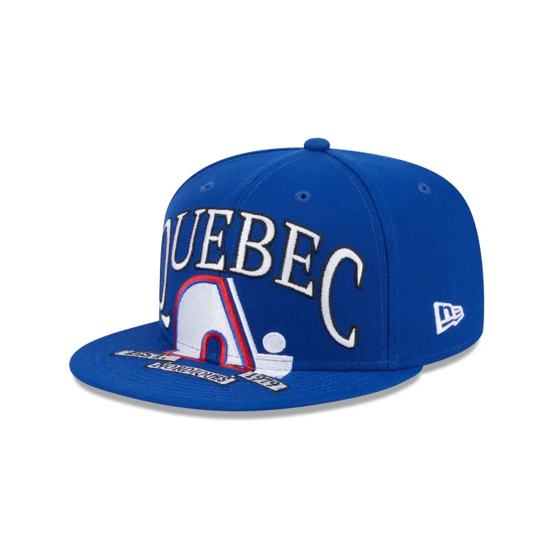 Quebec Nordiques Oversized 59FIFTY Fitted Hat sold by New Era