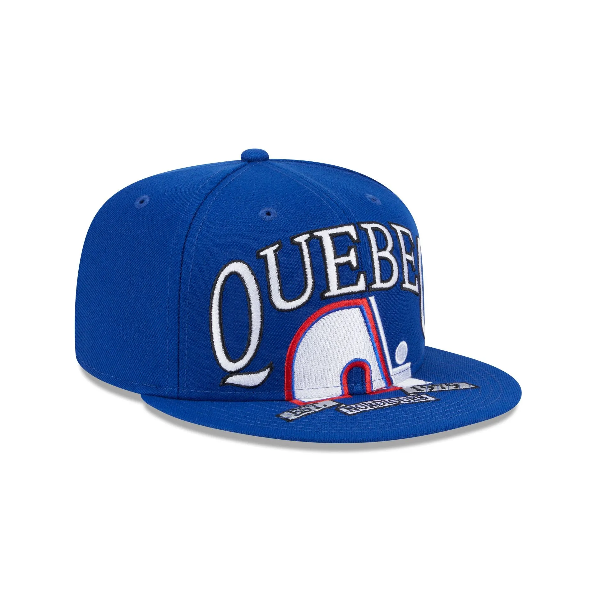 Quebec Nordiques Oversized 59FIFTY Fitted Hat sold by New Era product image thumbnail 3