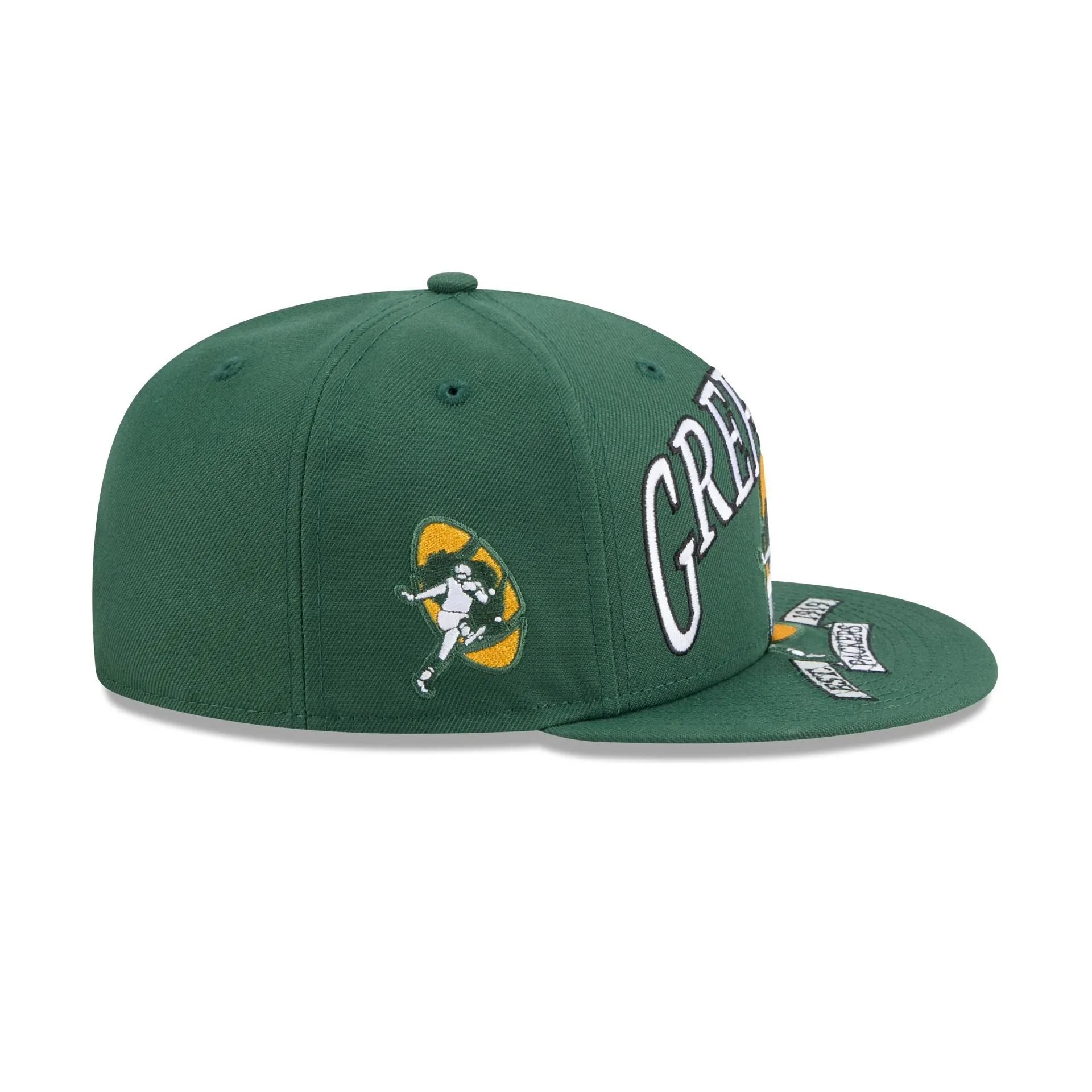 Green Bay Packers Oversized 59FIFTY Fitted Hat sold by New Era product image thumbnail 4