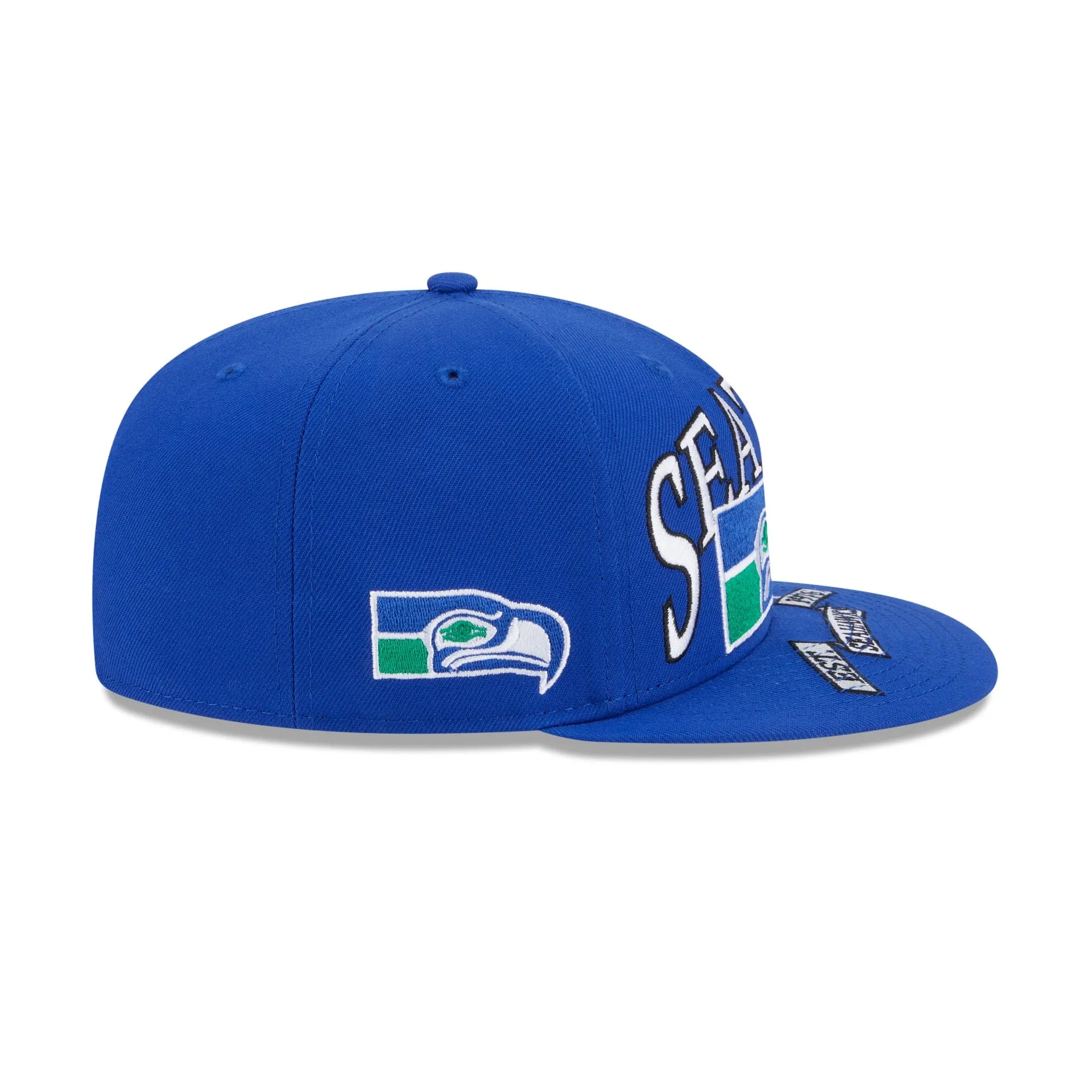 Seattle Seahawks Oversized 59FIFTY Fitted Hat sold by New Era product image thumbnail 4