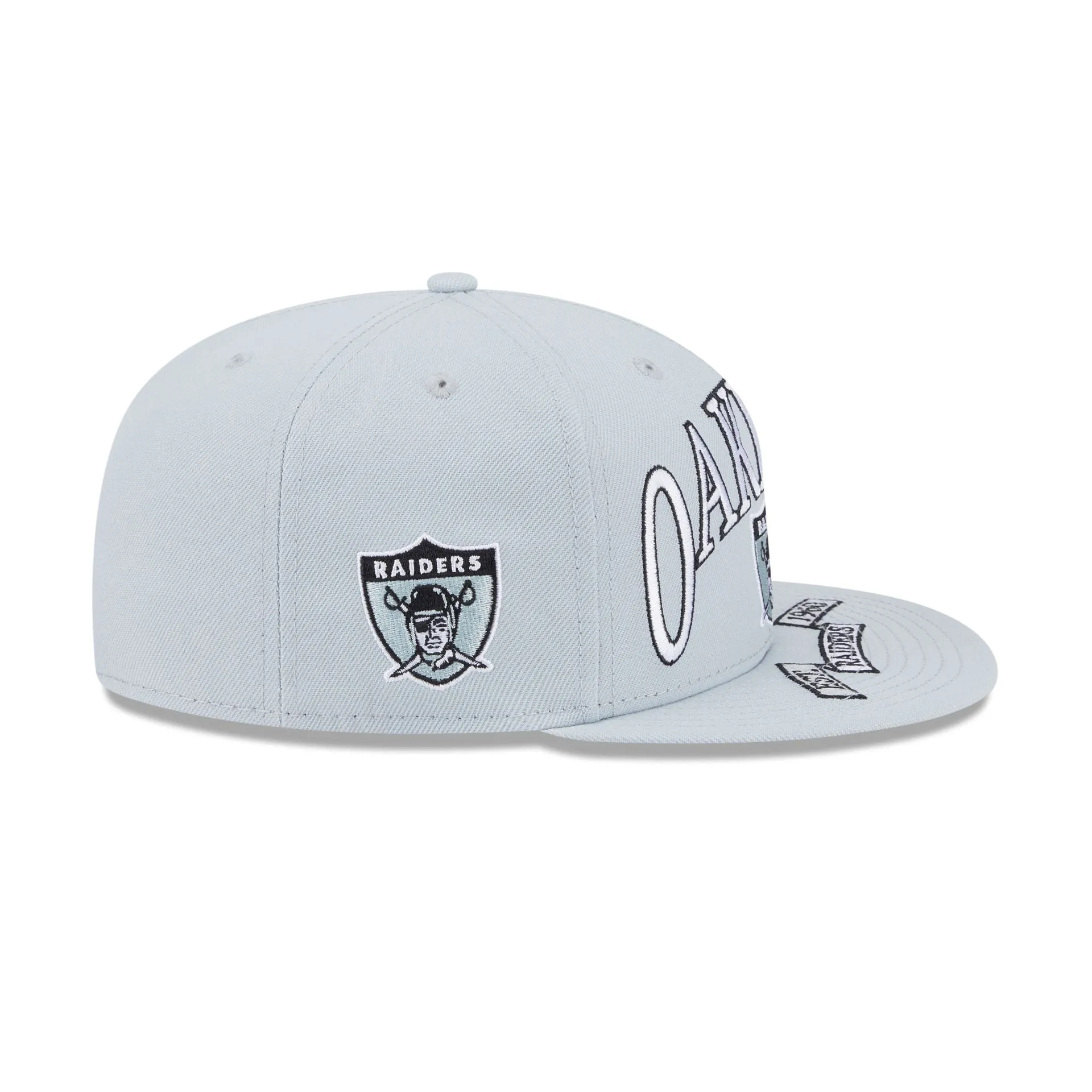 Las Vegas Raiders Oversized 59FIFTY Fitted Hat sold by New Era product image thumbnail 4