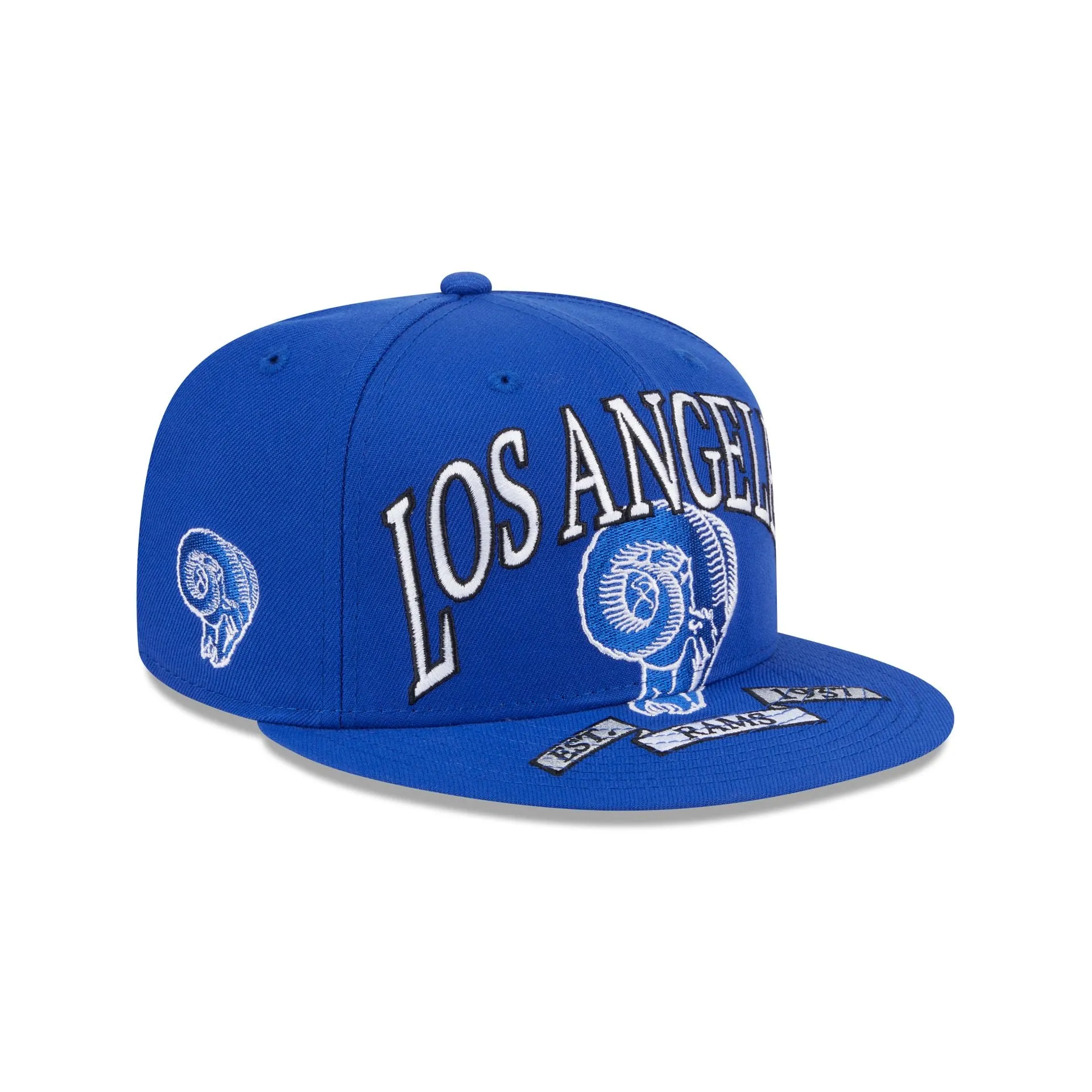 Los Angeles Rams Oversized 59FIFTY Fitted Hat sold by New Era