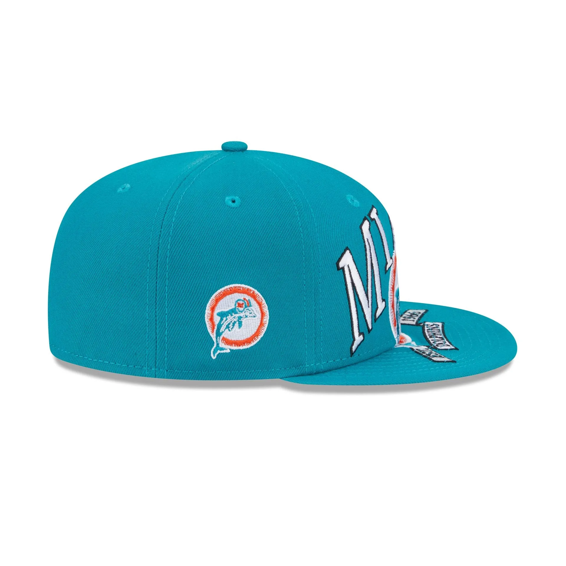 Miami Dolphins Oversized 59FIFTY Fitted Hat sold by New Era product image thumbnail 4