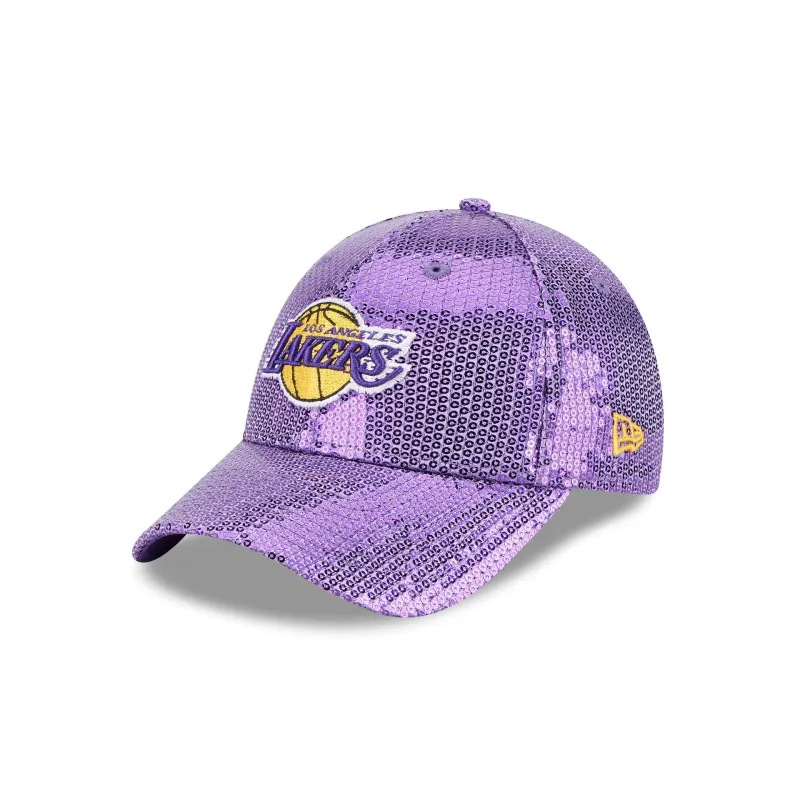 Los Angeles Lakers Sequin Women's 9FORTY Adjustable Hat sold by New Era