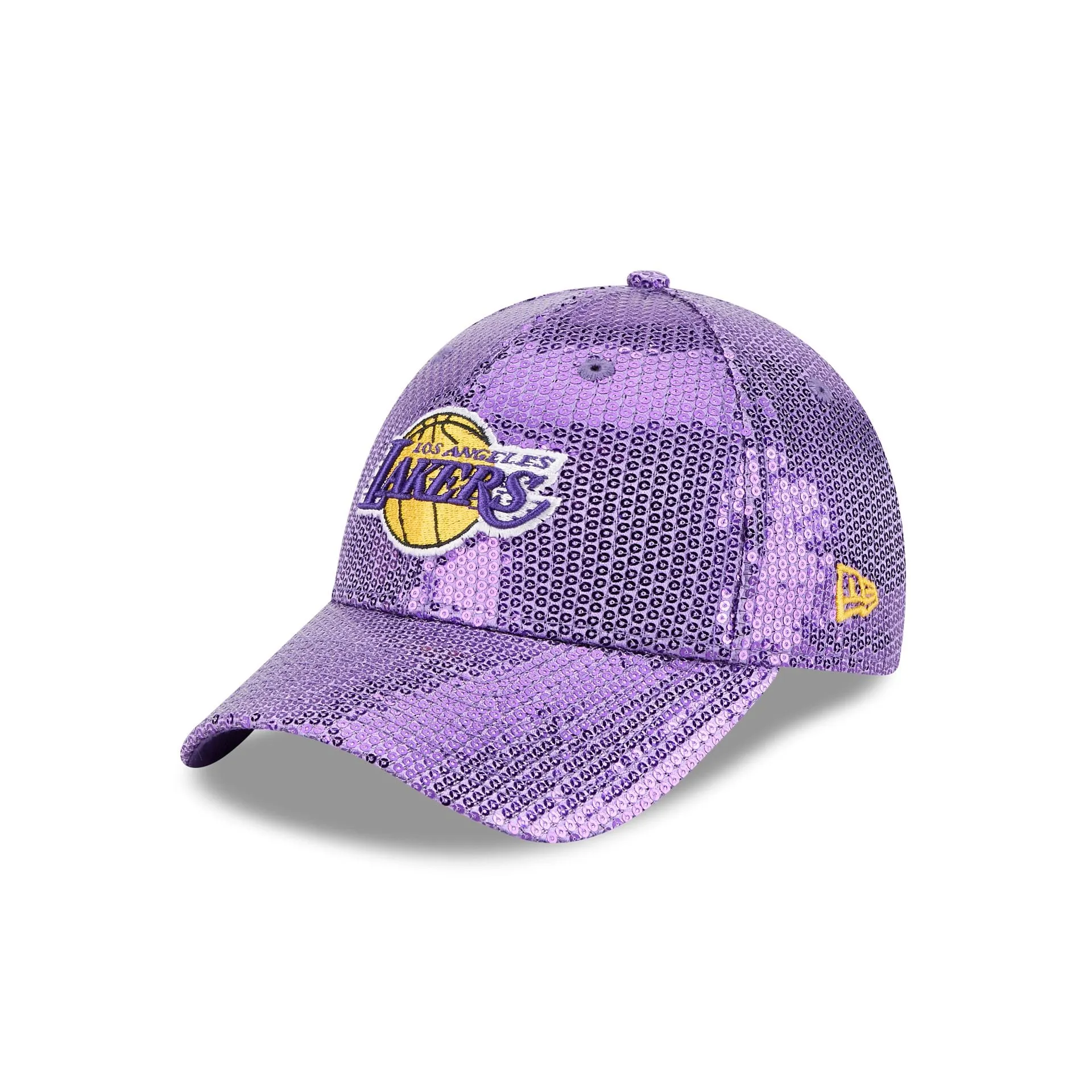 Los Angeles Lakers Sequin Women's 9FORTY Adjustable Hat sold by New Era
