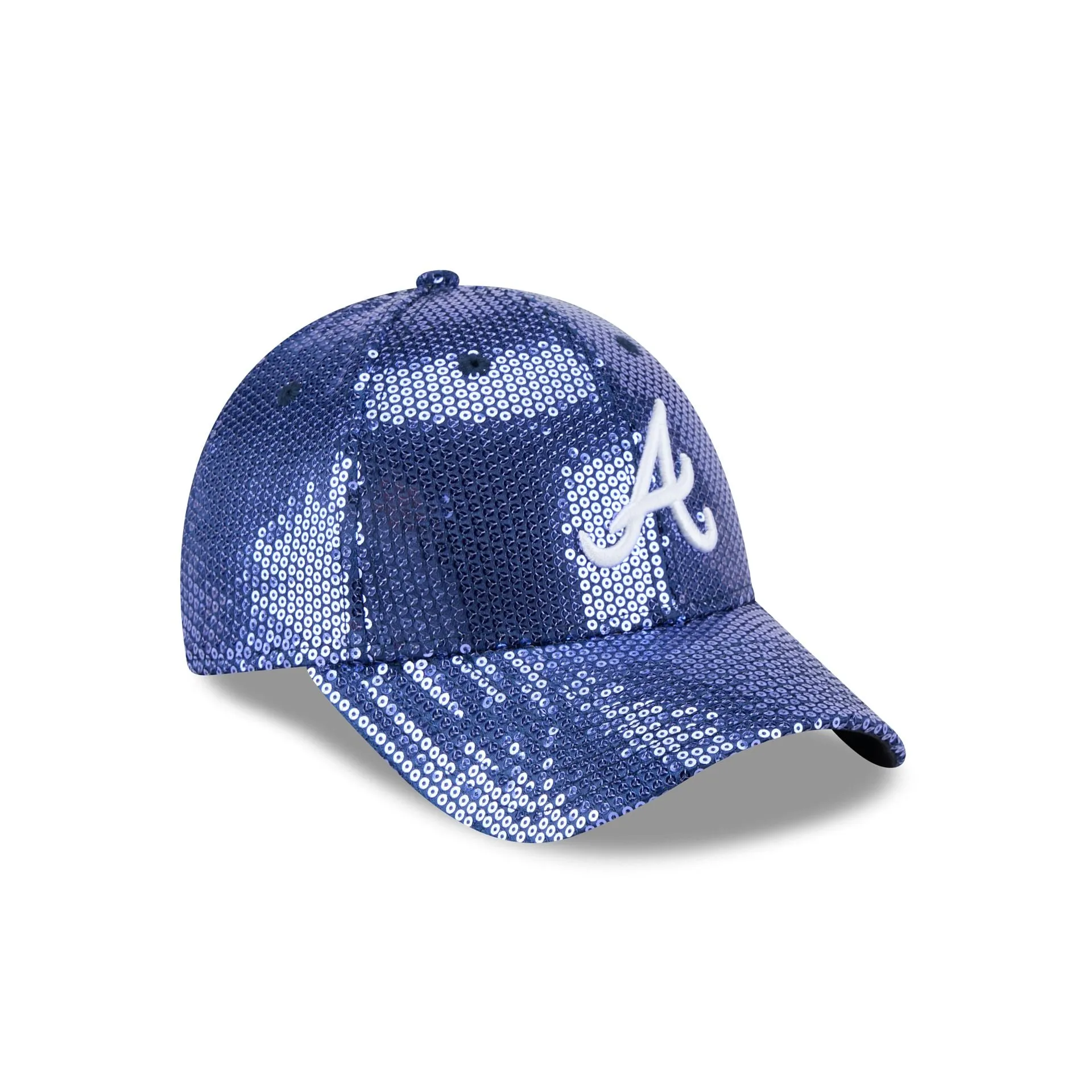 Atlanta Braves Sequin Women's 9FORTY Adjustable Hat sold by New Era product image thumbnail 3