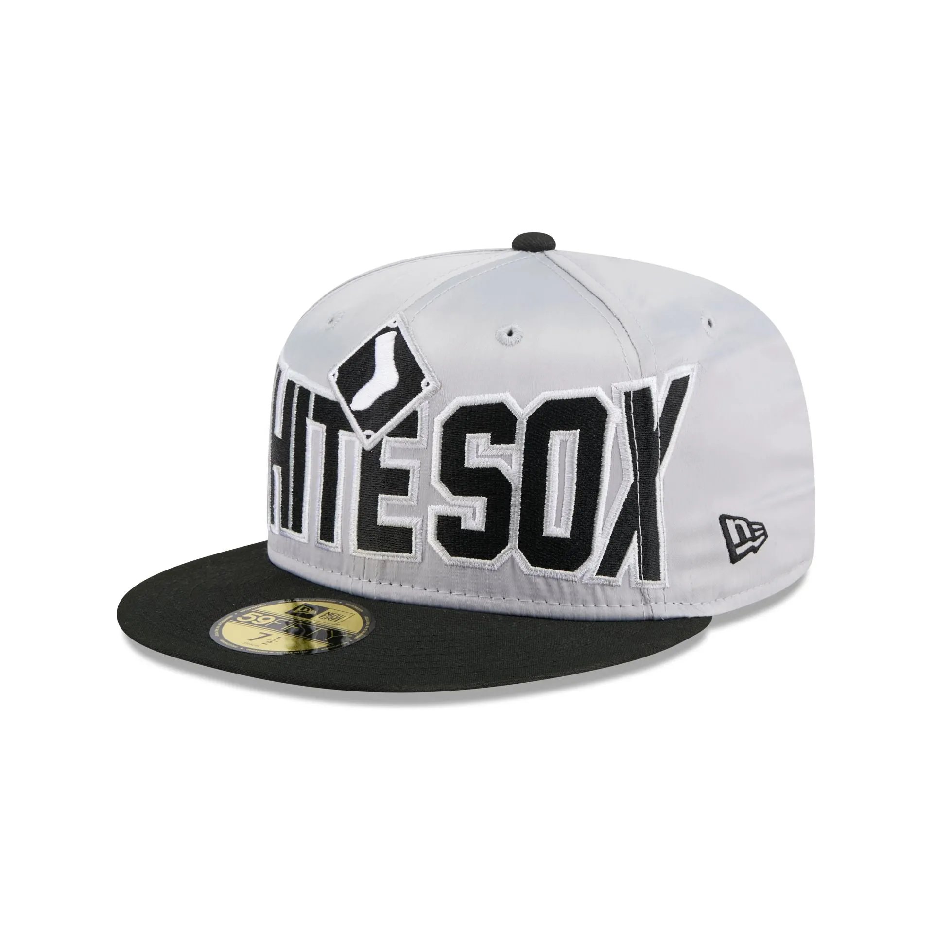 Chicago White Sox Bold Satin 59FIFTY Fitted Hat sold by New Era