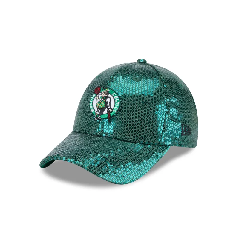 Boston Celtics Sequin Women's 9FORTY Adjustable Hat sold by New Era