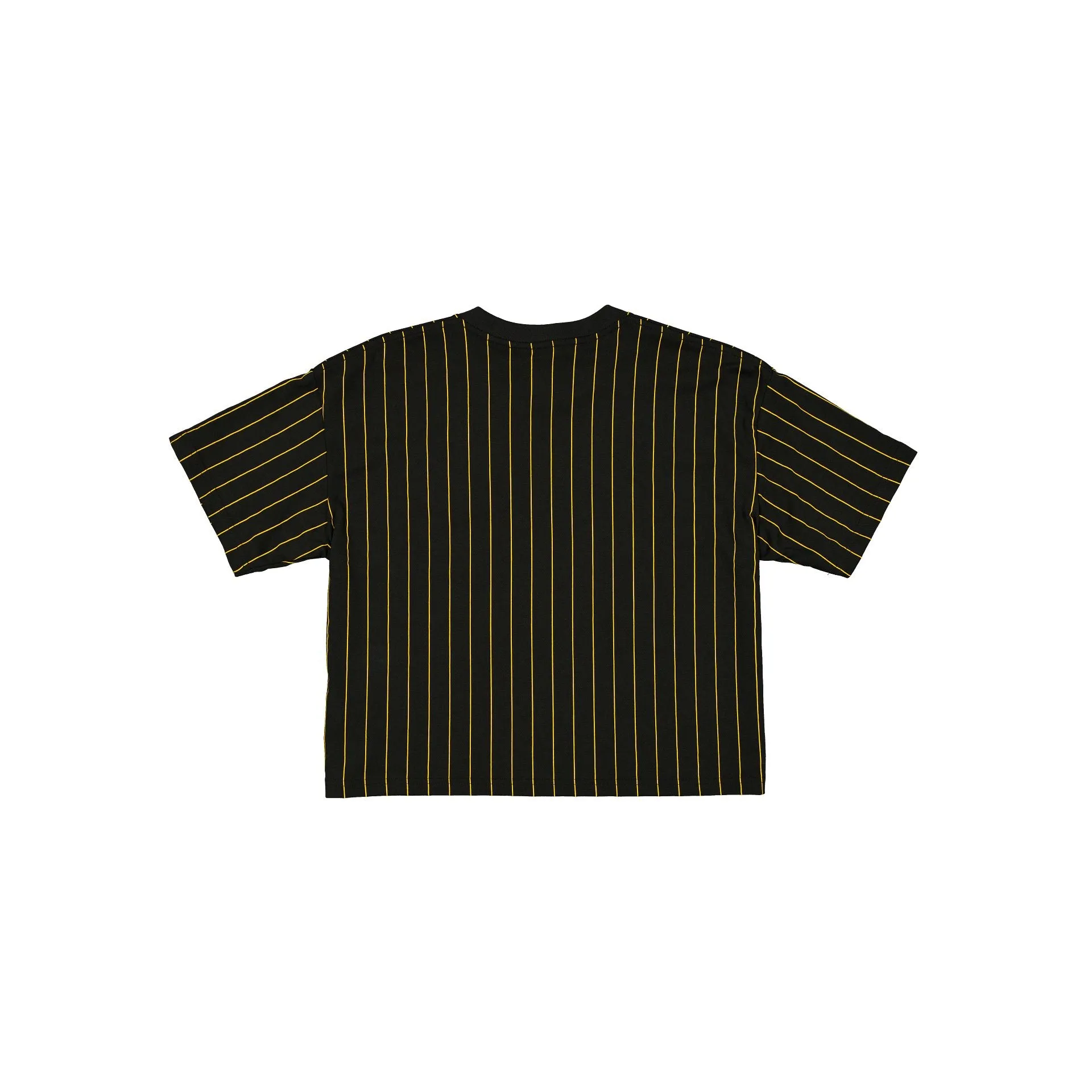 Pittsburgh Steelers Throwback Women's Cropped Pinstripe T-Shirt sold by New Era product image thumbnail 3