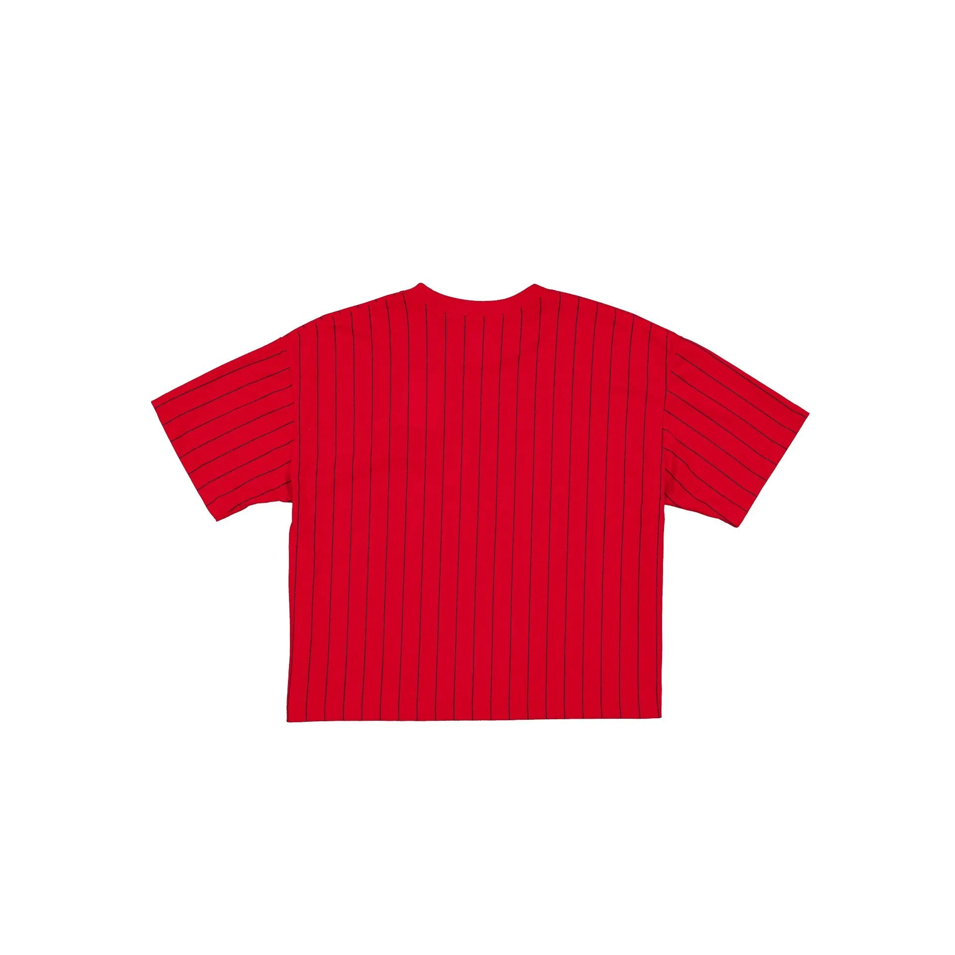 Kansas City Chiefs Throwback Women's Cropped Pinstripe T-Shirt sold by New Era product image thumbnail 3