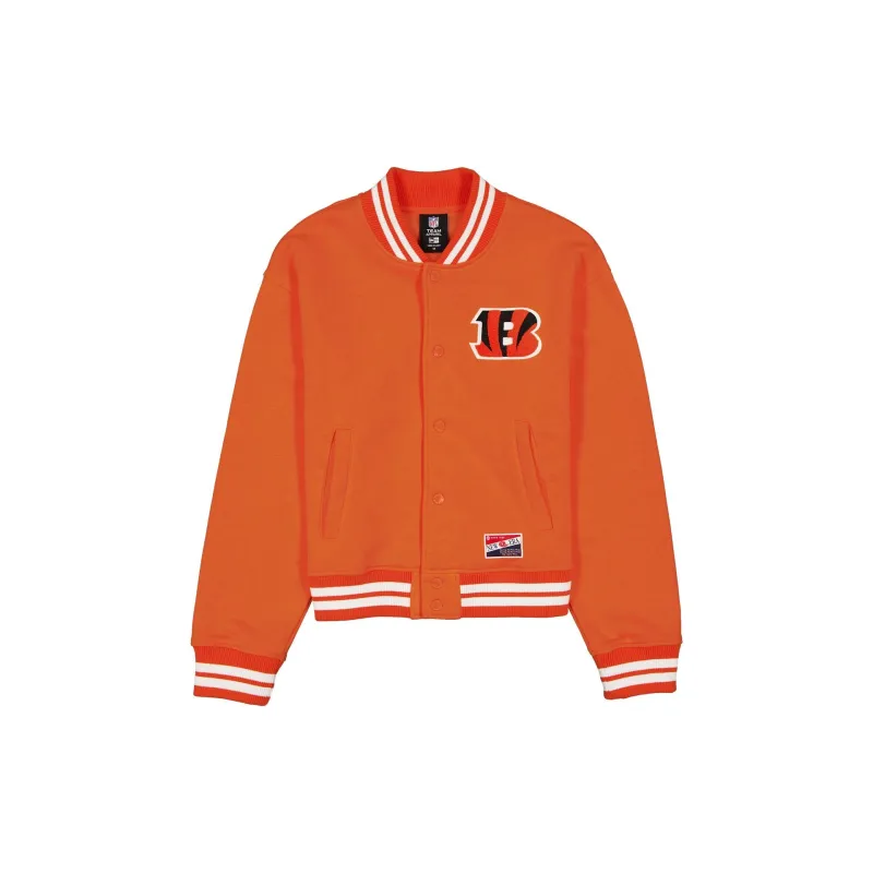 Cincinnati Bengals Throwback Women's Snap Front Jacket sold by New Era