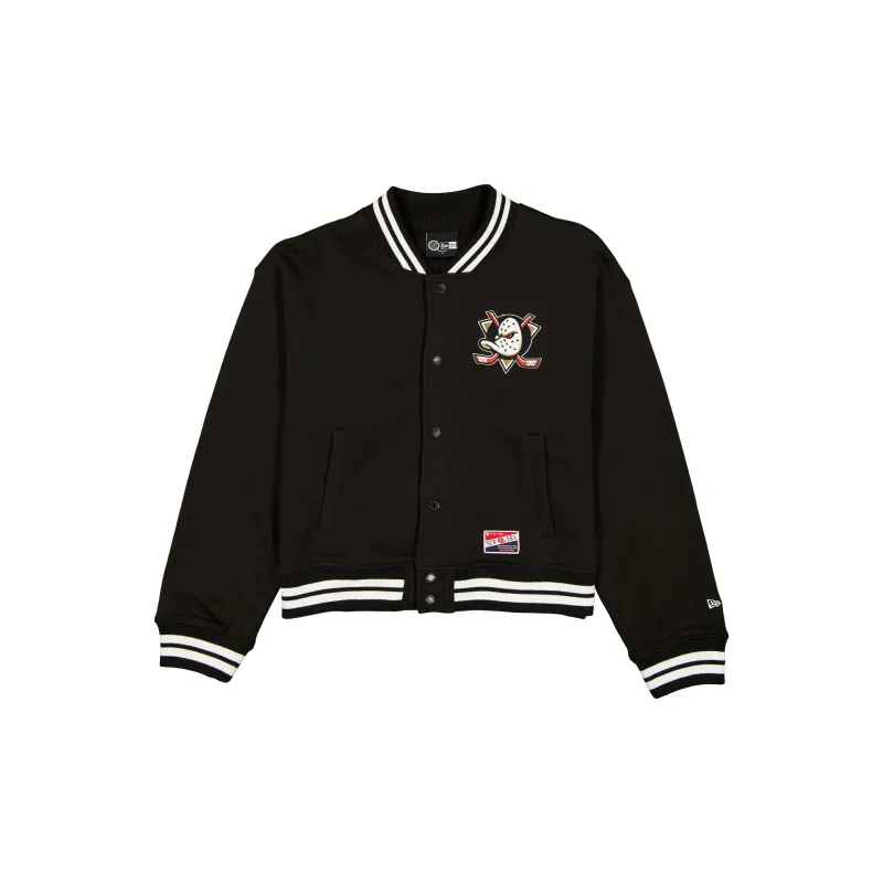 Anaheim Ducks Throwback Women's Snap Front Jacket sold by New Era