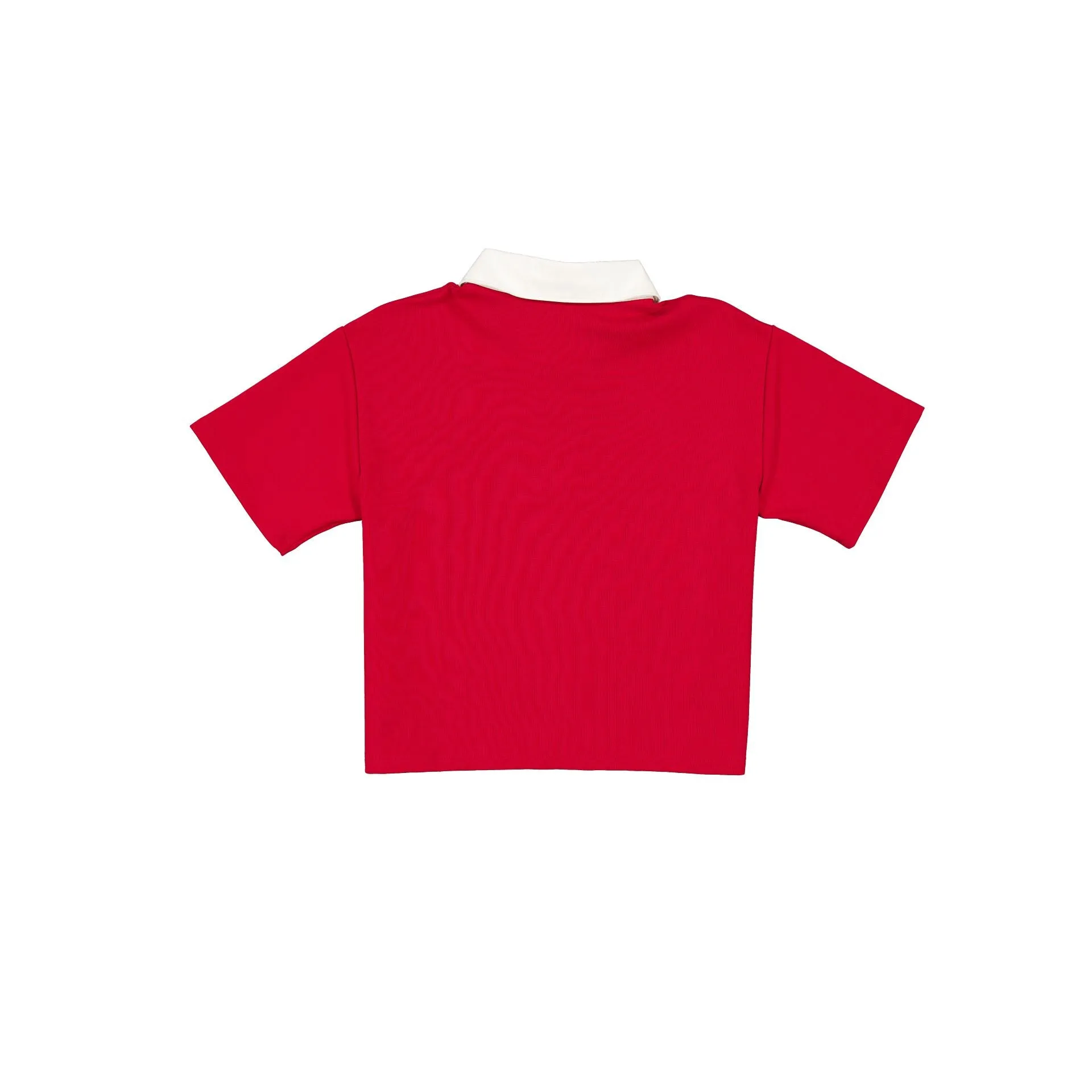 San Francisco 49ers Throwback Women's Cropped Polo sold by New Era product image thumbnail 2